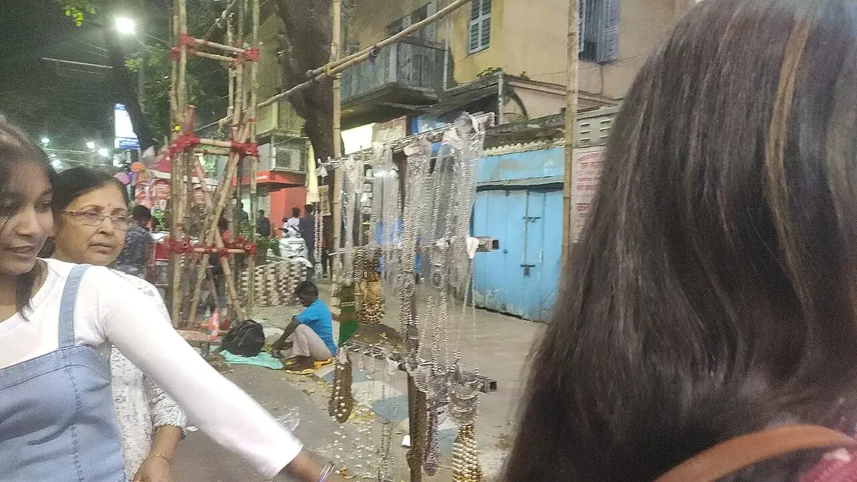 Durga puja Festivities 2023 Lights, Pandals, Shopping, food in south Kolkata 66