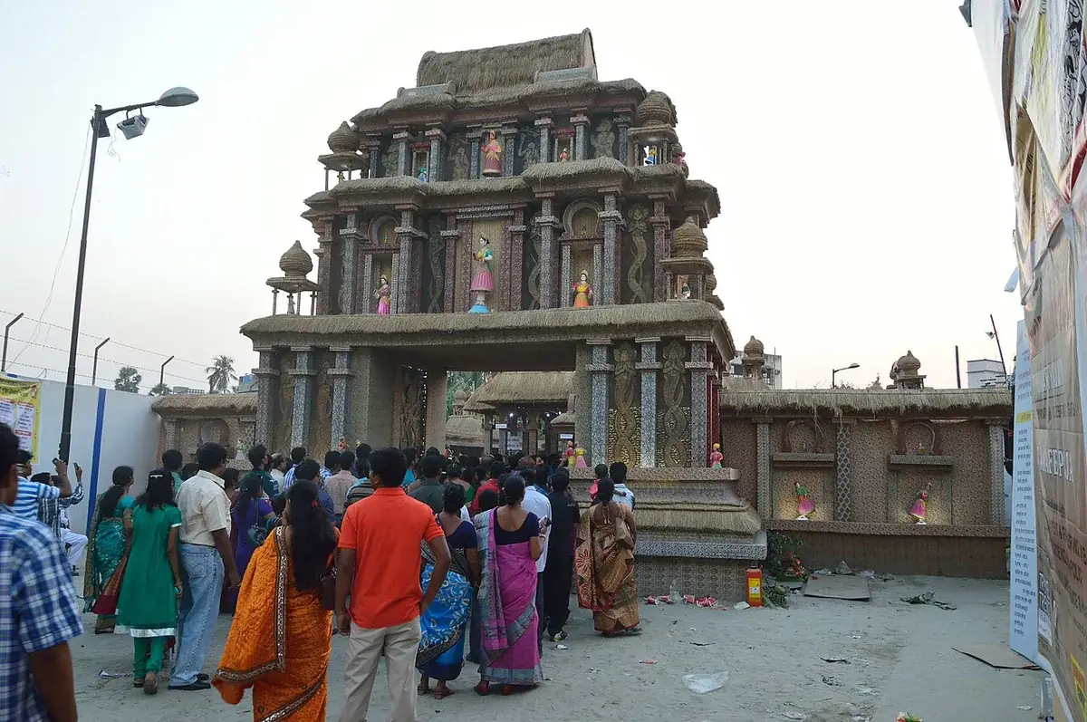 Durga Puja Pandal - Bosepukur Talbagan - Kasba - Kolkata 2012-10-23 1182.JPG