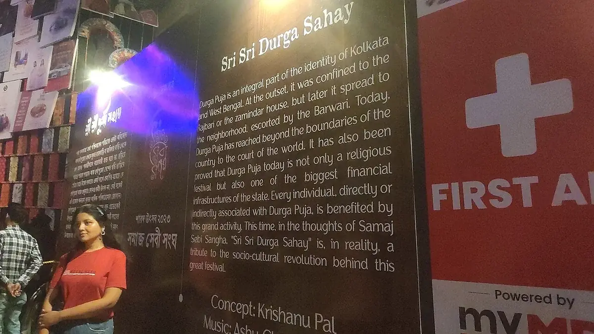 Representative Durga Puja festival photo (not necessarily this pandal)